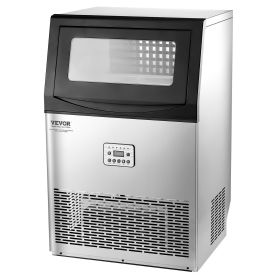Commercial Ice Maker Freestanding Cabinet Machine 90lbs/24H 50 Ice Cubes