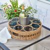 Homes & Gardens Rattan Large Beverage Tray
