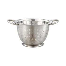 SS 3QT Multi-Use Colander for Straining, Draining & Rinsing Pasta, Fruits or Vegetables