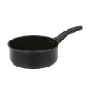 2 qt Non-Stick Aluminum Saucepan, Black
