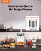 2.4L Electric Cheese Dispenser with Pump Commercial Hot Fudge Warmer 86°F-230°F