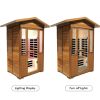 Outdoor Double Red Cedar Far Infrared Sauna Room