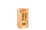 Low EMF Front door with heating panel One people Hemlock Far-infrared Indoor sauna room