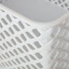 (2 pack) Large White Decorative Storage Basket