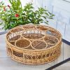 Homes & Gardens Rattan Large Beverage Tray