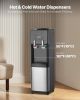 VEVOR Top Loading Water Cooler Dispenser for 3 or 5 Gallons Jugs Stainless Steel