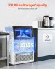 Commercial Ice Maker Freestanding Cabinet Machine 90lbs/24H 50 Ice Cubes