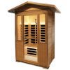 Outdoor Double Red Cedar Far Infrared Sauna Room