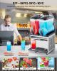 Commercial Slushy Machine 15Lx2 Tank Margarita Smoothie Frozen Drink Maker