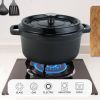 Cast iron Dutch POTS are suitable for gas, electric, ceramic, induction furnaces, and even grills. It can be used for cooking