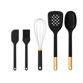 5-Piece Kitchen Tool Set (Color: Black Sesame)