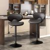 The stools in the bar are made of PU leather. It's suitable to enjoy breakfast at the kitchen counter, have coffee in the cafe and relax in the pub
