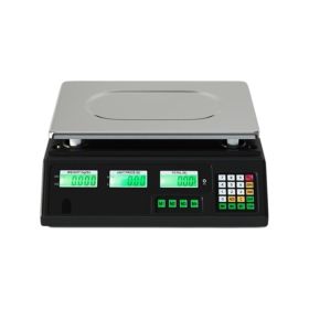 Portable Commercial Food Scale with Digital Display (Color: As pic show, Capacity: 88lb)