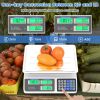 Portable Commercial Food Scale with Digital Display